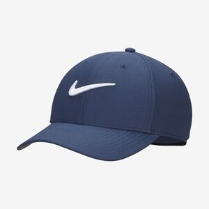 NWT Nike Dri-FIT ClubStructured Swoosh Cap Navy Adult Unisex M/L